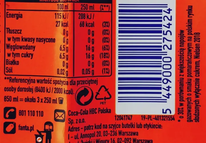 Fanta: Ile cukru? Zaskakująca prawda po reformulacji.