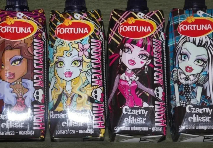 Napoje Fortuna Monster High: Bezpieczne dla dzieci? Skład, smaki, ceny!