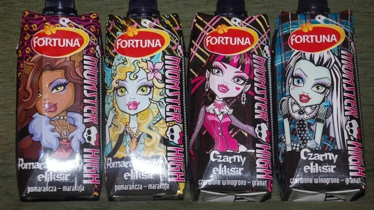 napoje fortuna monster high smaki opakowania
